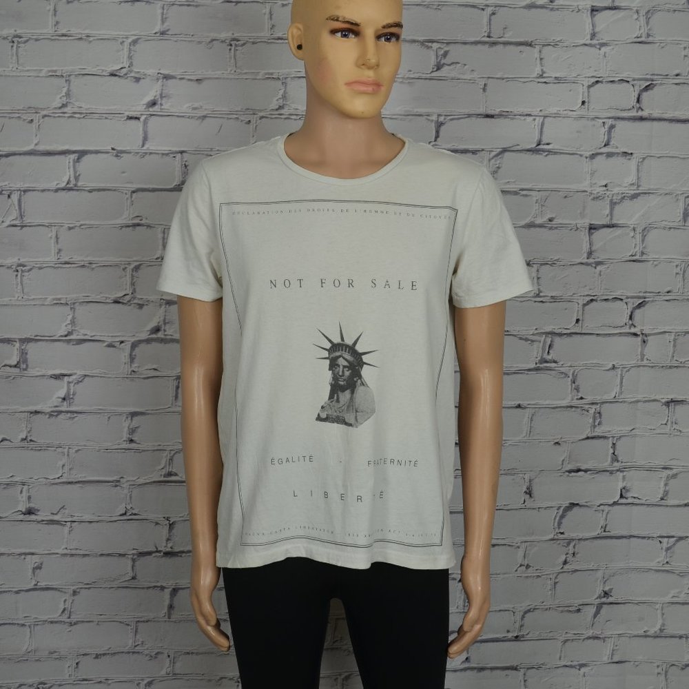 Mens All Saints Guise SS Band Crew graphic tee t-shirt